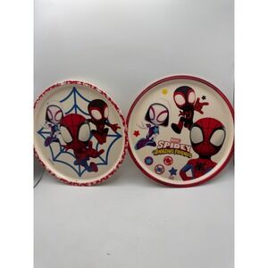 Zak Designs Marvel Spidey and His Amazing Friends Kids Plates Set of 2